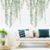autocolant decorativ pentru multiple suprafete frunze de plante cataratoare si liane 55 x 45 cm 649754