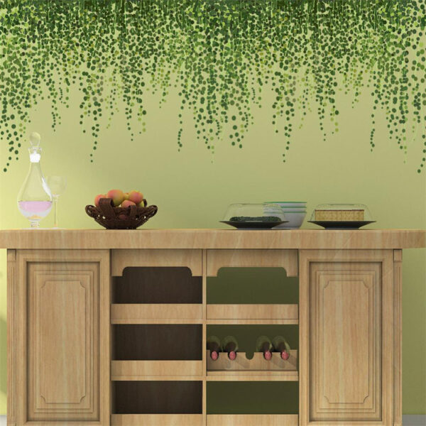 autocolant decorativ pentru perete frunze tropicale 70 x 30 cm cbd coral best deals 138322