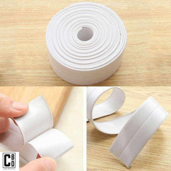 banda adeziva antistropi pentru izolare si etansare chiuveta plita cada si cabina de dus 3 2m x 3 8cm premium universal gri cbd coral best deals 390929