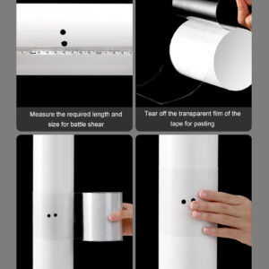 banda adeziva pentru etansare si izolare tevi si recipiente super puternica cu lipici foarte rezistent utilizare universala 150 x 10 cm transparent cb 849051
