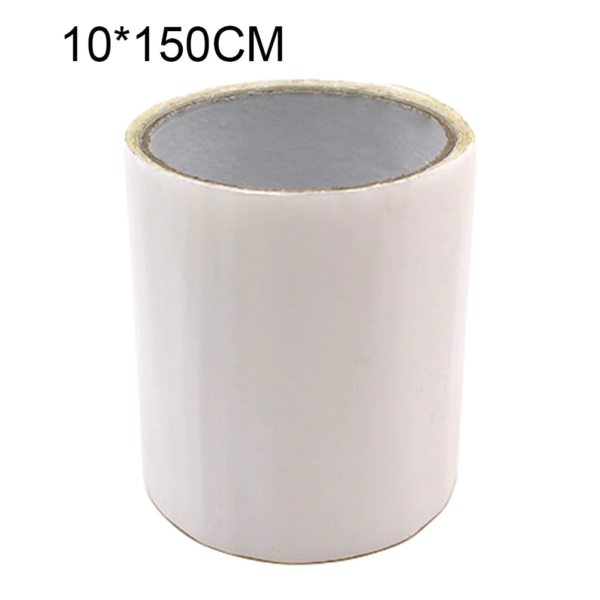 banda adeziva pentru etansare si izolare tevi si recipiente super puternica cu lipici foarte rezistent utilizare universala 150 x 10 cm transparent cb 916744