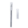 bisturiu tip cutter pentru diverse activitati cutter metalic de precizie cu 5 lame de rezerva argintiu cbd coral best deals 293523