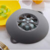 capac inteligent pentru oale cu sistem antiscugere 26cm din silicon gri cbd coral bst deals 081930
