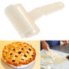 cutit roller pentru taiat modelat aluat pentru placinte foietaj si prajituri pvc alb 10 x 17 5 cm 997299