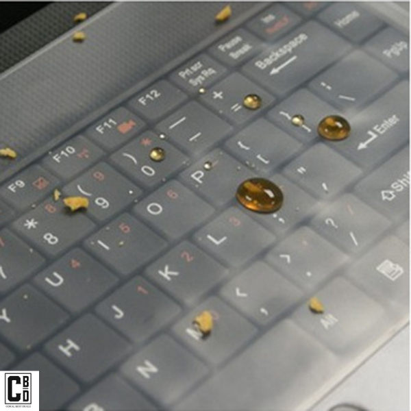 folie de protectie pentru tastatura laptop din silicon transparent reutilizabila dimensiune universala cbd coral best deals 146093