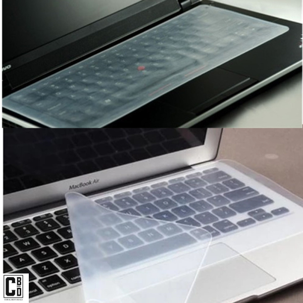 folie de protectie pentru tastatura laptop din silicon transparent reutilizabila dimensiune universala cbd coral best deals 506391