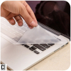 folie de protectie pentru tastatura laptop din silicon transparent reutilizabila dimensiune universala cbd coral best deals 996185