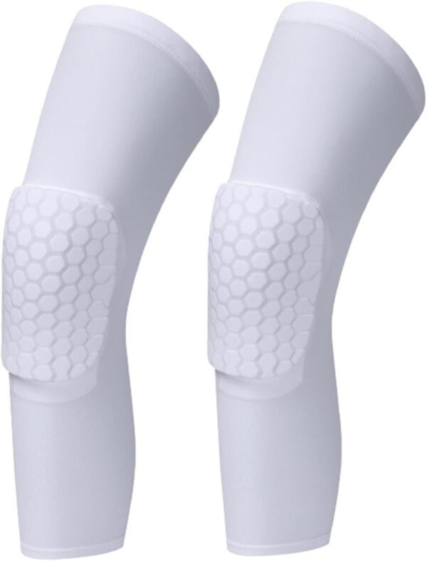 genunchiera pentru protectie genunchi supraelastica cu tampon compatibila unisex 48cm alb cbd coral best deals 336973