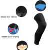 genunchiera pentru protectie genunchi supraelastica cu tampon compatibila unisex 48cm negru cbd coral best deals 916142