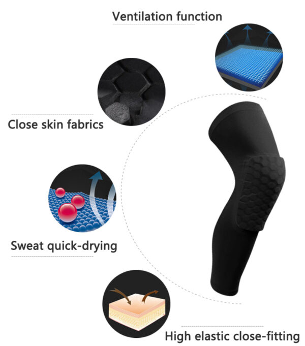 genunchiera pentru protectie genunchi supraelastica cu tampon compatibila unisex 48cm negru cbd coral best deals 916142