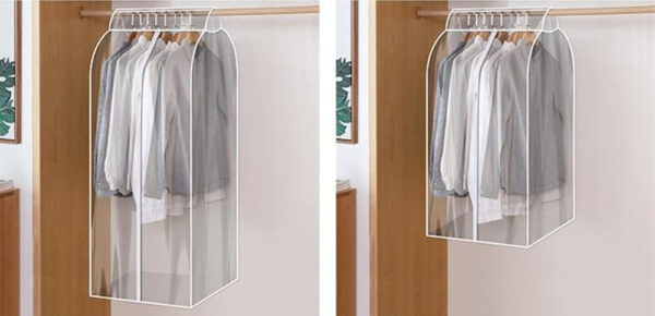 husa protectie haine pentru dressing sau sifonier material premium impermeabil 50 x 80 x 90 cm alb cbd coral best deals 248475