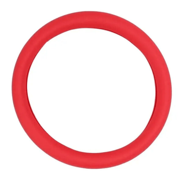 Husa Volan Rosu Din Silicon Elastic, Pentru Protejarea Volanului | izideal