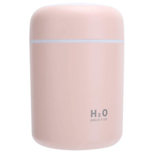 mini umidificator difuser model premium cu 2 moduri de functionare a luminilor si a timpului de functionare aromaterapie roz cbd coral best deals 756685