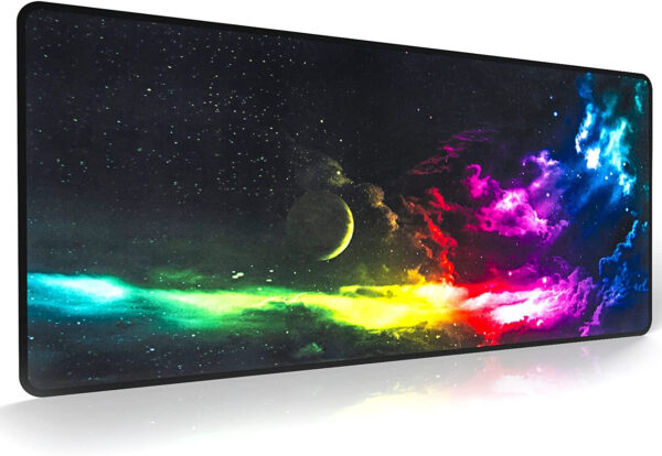 Mousepad Pentru Gaming, 80x30 Cm, Curcubeu, Baza Cauciucata Si | izideal