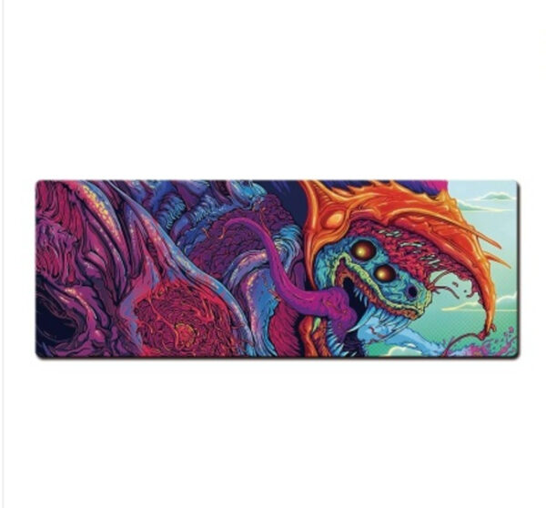 Mousepad Pentru Gaming, 90x40 Cm, Baza Cauciucata Si Cusaturi | izideal