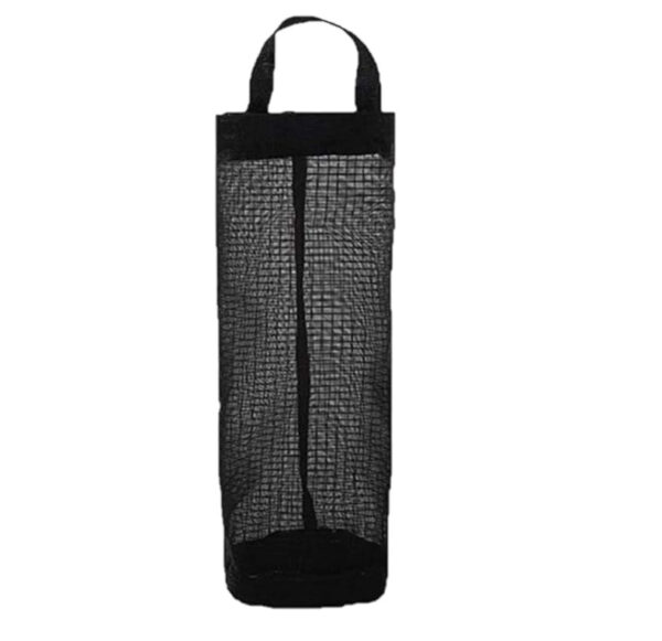 Dispenser Negru Pentru Pungi Și Sacoșe - Suport Depozitare Vertical | izideal