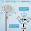 para dus cu elice si jet presiune vortex cap rotativ 360 buton on off 26 cm albastru coral best deals 839418