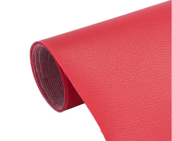 Rola Piele Ecologică Roșu 50×138 Cm - Autoadezivă Pentru Mobilier & | izideal
