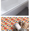 set 19 stickere decorative pentru perete sau faianta 10 x 10 cm 0 19 m 187799