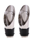 set 2 dopuri din aluminiu pentru sticle de vin din inox model premium cbd coral best deals 132014