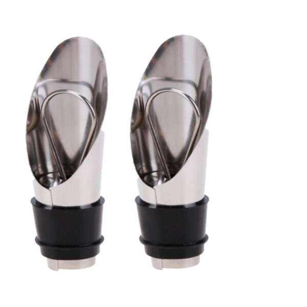 set 2 dopuri din aluminiu pentru sticle de vin din inox model premium cbd coral best deals 132014