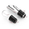 set 2 dopuri din aluminiu pentru sticle de vin din inox model premium cbd coral best deals 822395