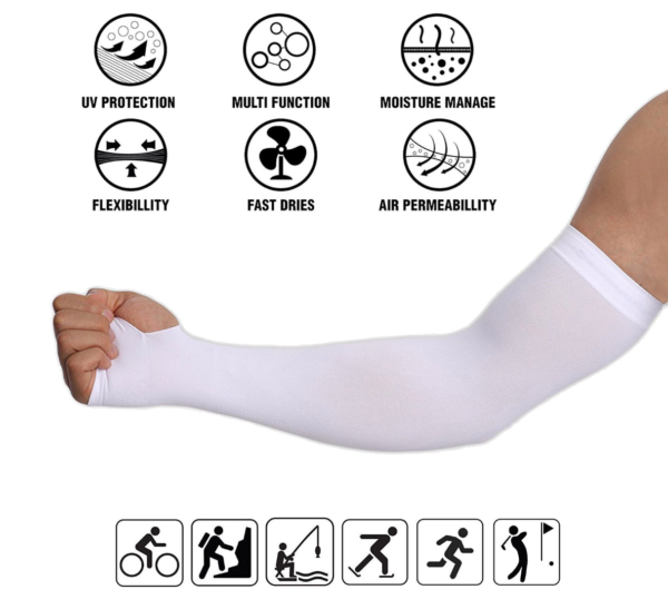 set 2 maneci pentru protectie brat si mana supraelastice pentru sportivi si atleti crem cbd coral best deals crem 045025