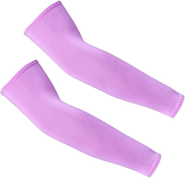 set 2 maneci pentru protectie brat si mana supraelastice pentru sportivi si atleti mov cbd coral best deals mov 3 706660