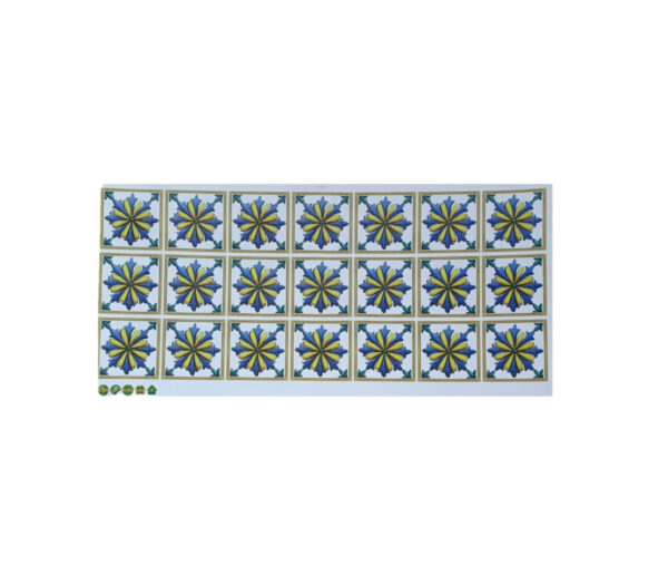 Set 21 Stickere Decorative Pentru Faianta Si Perete, Mandala | izideal