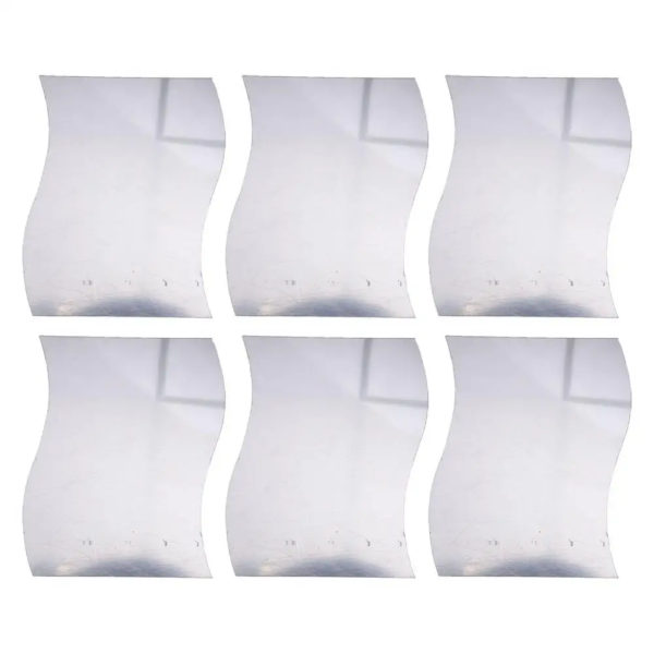 Set 24 Oglinzi Acrilice Decorative,, 12cmx10cm, Model Valuri, | izideal