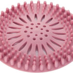 set 3 bucati sita din silicon pentru protectie scurgtere sifon chiuveta cada pardoseala baie sau bucatarie premium roz cbd coral best deals 390534