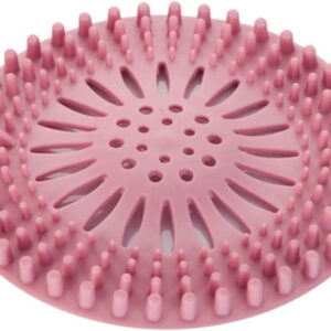 set 3 bucati sita din silicon pentru protectie scurgtere sifon chiuveta cada pardoseala baie sau bucatarie premium roz cbd coral best deals 390534