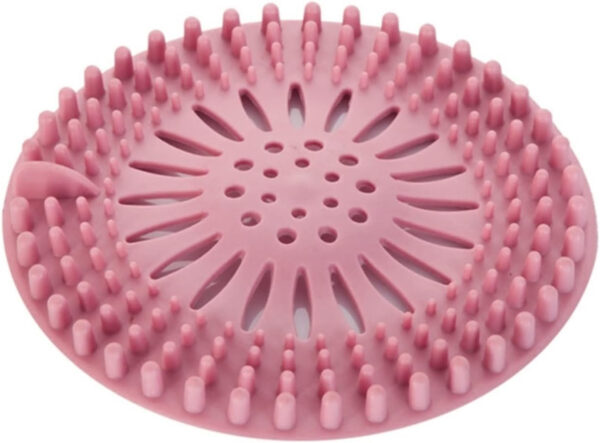 set 3 bucati sita din silicon pentru protectie scurgtere sifon chiuveta cada pardoseala baie sau bucatarie premium roz cbd coral best deals 390534