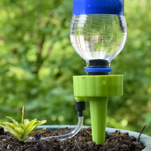 set 3 dispozitive cu sistem reglabil al debitului prin picurare pentru udarea si irigarea ghivecelor de flori plantelor si a pomilor fructiferi multic 554468