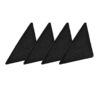 set 4 triunghiuri din cauciuc cu adeziv pentru fixarea covoarelor negru cbd coral best deals 476348