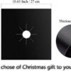 set 4 x folie de protectie reutilizabila compatibilitate universala pentru plita si aragaz 27cm negru premium cbd coral best deals 598259