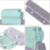 set 5 piese profesionale pentru curatarea tamplariei pvc a geamurilor termopan si a locurilor greu accesibile 3 bureti abrzivi si 2 perii dure cu mini 179509