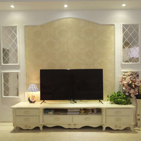 set 58 oglinzi acrilice din pvc in forma de romb autoadezive pentru decorarea peretilor 100 x 100 cm premium cbd coral best deals 938674