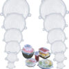 set 6 capace din silicon 6 marimi pentru vase de gatit si recipiente de depozitare alimente cbd coral best deals 506485