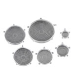 set 6 capace din silicon 6 marimi pentru vase de gatit si recipiente de depozitare alimente cbd coral best deals 622122