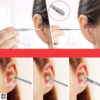 set 6 piese pentru curatarea ingrijirea si igiena urechilor din otel dermatologic gri cbd coral best deals 285506