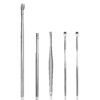set 6 piese pentru curatarea ingrijirea si igiena urechilor din otel dermatologic gri cbd coral best deals 512677