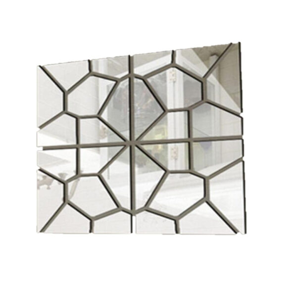 set de 4x7 oglinzi acrilice autoadezive pentru decor 50 x 50 cm premium cbd coral best deals 722082