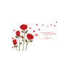 sticker decorativ cu trandafiri 155 x 230 cm autocolant premium cbd coral best deals 470972