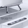 suport notebook sau laptop din aluminiu auto adeziv reglabil pe 4 nivele design premium universal cbd coral best deals 576825
