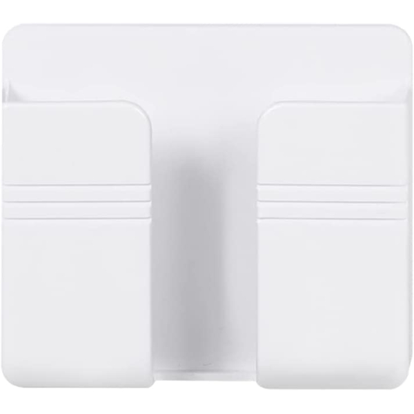 suport pentru telefon sau telecomanda tv si ac 8 7 x 9 8 cm cu prindere auto adeziva cu prindere pe orice suprafata plana universal alb 875643