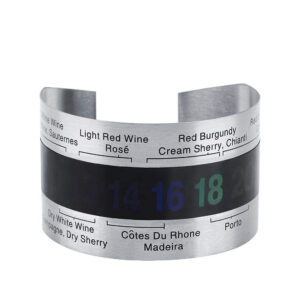 termometru pentru sticla de vin digital fara baterie gradatie 4 24 c inox cbd coral best deals 766412