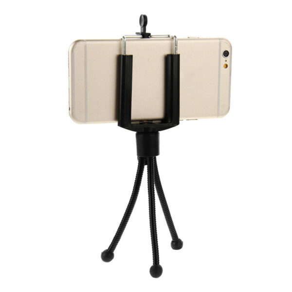 trepied flexibil si reglabil pentru telefon go pro camera foto sau video universal metalic negru cbd coral best deals 145339